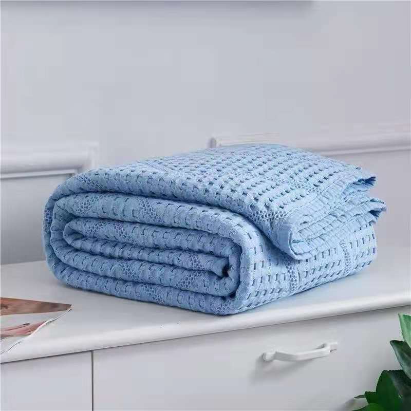 Pure Color Knit Towel Полиэстер Мягкое одеяло для полотенец