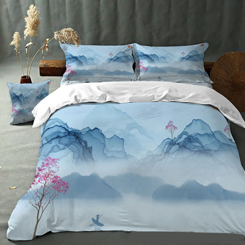 Набор пуховых одеял с цифровой печатью в китайском стиле